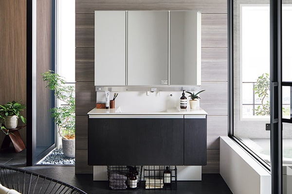 洗面化粧台の設置・調整